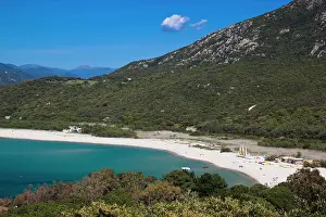 Corse: France, Corsica, Portigliolo, beach view