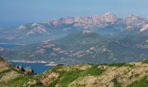Smith: France, Corsica. View of Monte Cintu from