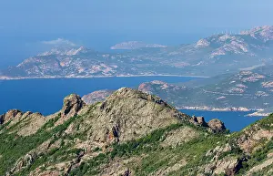 Smith: France, Corsica. View from summit along