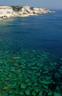 Untouched: France, Corsica. View of white limestone