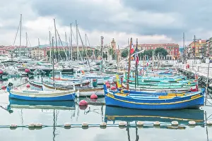 Harbor: France, Cote d Azur, Nice. Port of Nice