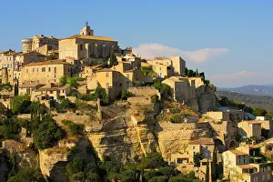 Gordes: France, Gordes. Sunrise scenic of a Provence