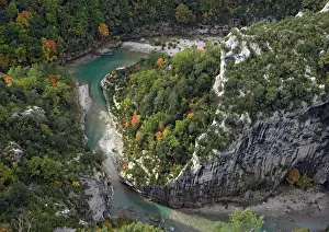Verdon: France - Gorge du Verdon, Provence-Alpes, in autumn