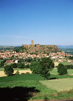 Barnes: France, Haute-Loire, Polignac, View of fortress