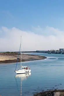 Yacht: France, Normandy, Barneville-Carteret, Carteret