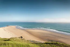 Manche: France, Normandy, Barneville-Carteret, elevated