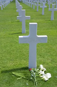 Soldier: France, Normandy, Colleville-Sur-Mer. Normandy