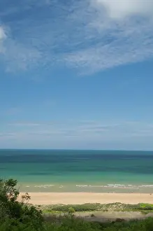 Armed: France, Normandy, Colleville-Sur-Mer. View