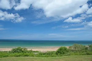 Armed: France, Normandy, Colleville-Sur-Mer. View