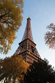 Eiffel: France, Paris, Eiffel Tower, sunset