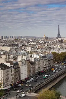 Notre: France, Paris, elevated city view from the