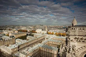 Notre: France, Paris, elevated city view from the