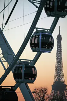 Ferry: France, Paris, Ferry wheel in Place de la