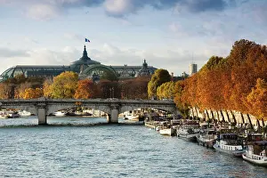 Palais: France, Paris, Grand Palais and Seine River