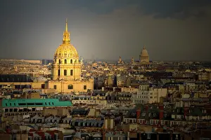 Paris: France, Paris. Les Invalides seen from the