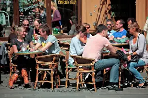 Shop: France, Paris, A sidewalk cafe