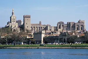 Turret: France, Provence, Avignon. View of the Palais