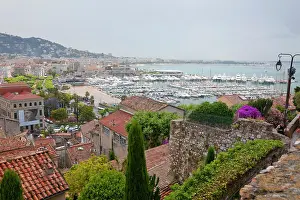 Yacht: France, Provence, Cannes. Overview of harbor