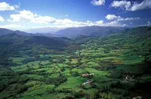 Barnes: France, Pyrenees, Ariege. View of valley