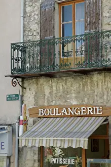 Shop: France, Sault. A bakery sits beneath an