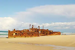 Maheno: Fraser Island, Australia. Fraser's most