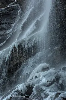 Montane: Freezing waterfall at about 3000m on the italian