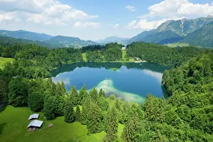 Oberallgu: Freibergsee, Oberstdorf, Allgcu Alps, Allgcu, Bavaria