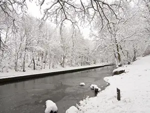 Canals: Frozen canal winter 2017/2018 - Grand Union Canal