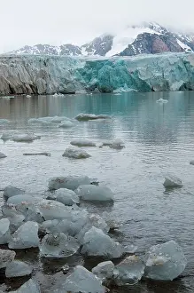 Galcier: Galcier - ice in sea in foreground