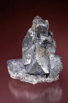 Sample: Galena on Fluorite