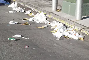 Refuse: Garbage on the street