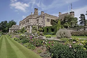 Gloucestershire: Gardens lawned terraces and flower beds Stowell
