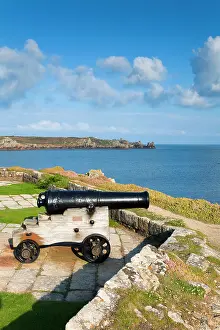 Guns: The Garrison - St Mary's - looking towards Peninnis