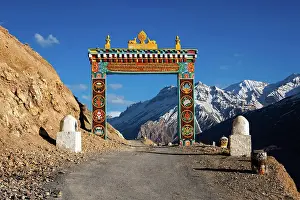 Pradesh: Gates of Ki Kee Key Buddhist monastery gompa in