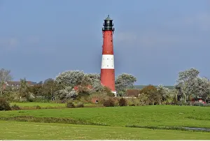 Au Enansicht: Geografie, BRD, Leuchtturm, Insel Pellworm, Nordfriesland