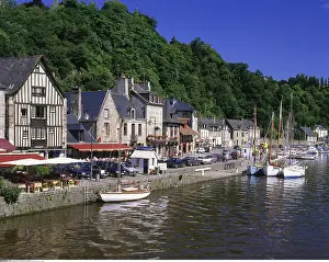 Europa: Geografie, Frankreich, Dinan, Stadtansichten, Blick