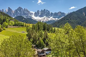 Menschen: Geografie, Italien, Blick zur Geislergruppe