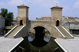 Jahrhundert: Geografie, Italien, Comacchio, Br&x23ae5bac; Treponti