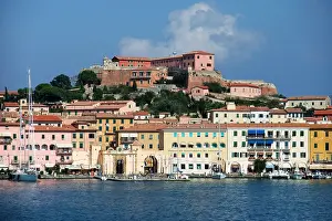 Burg: Geografie, Italien, Elba, Portoferraio, Stadtansicht