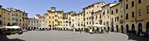 Piazza: Geografie, Italien, Hauptplatz von Lucca, Toskana