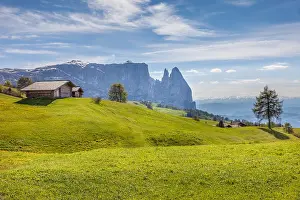 Menschen: Geografie, Italien, Seiser Alm mit