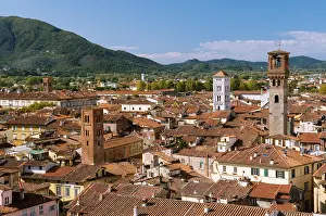 Ausblick: Geografie, Italien, Toskana, Lucca, Ausblick vom