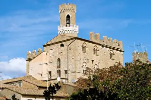 Toskana: Geografie, Italien, Toskana. Volterra, Stadtpalast