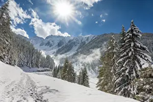 Menschen: Geografie, Italien, Winterlicher