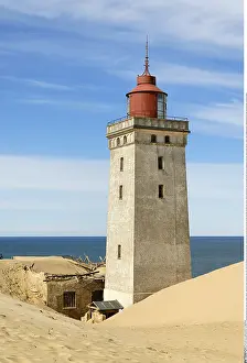 Auen: Geografie, mark, Leuchtturm, im Sand der