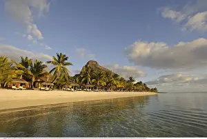 Maurice: Geografie, Mauritius, Le Morne, Hotel Paradis, Strand