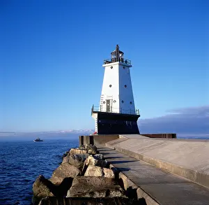 X4d64: Geografie, USA, Michigan, Ludington, Geb&x4d64;e