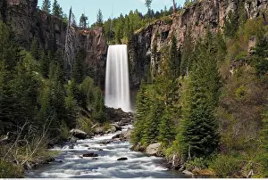 Bend: Geografie, USA, Oregon, Bend, Tumalo Falls bei Bend