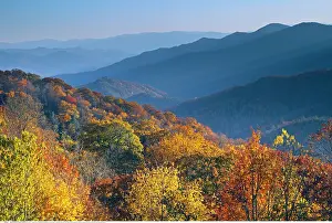 Wald: Geografie, USA, Tennessee, Smoky Mountains, Overlook
