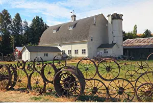 Architektur: Geografie, USA, Washington, Historic Dahmen Barn